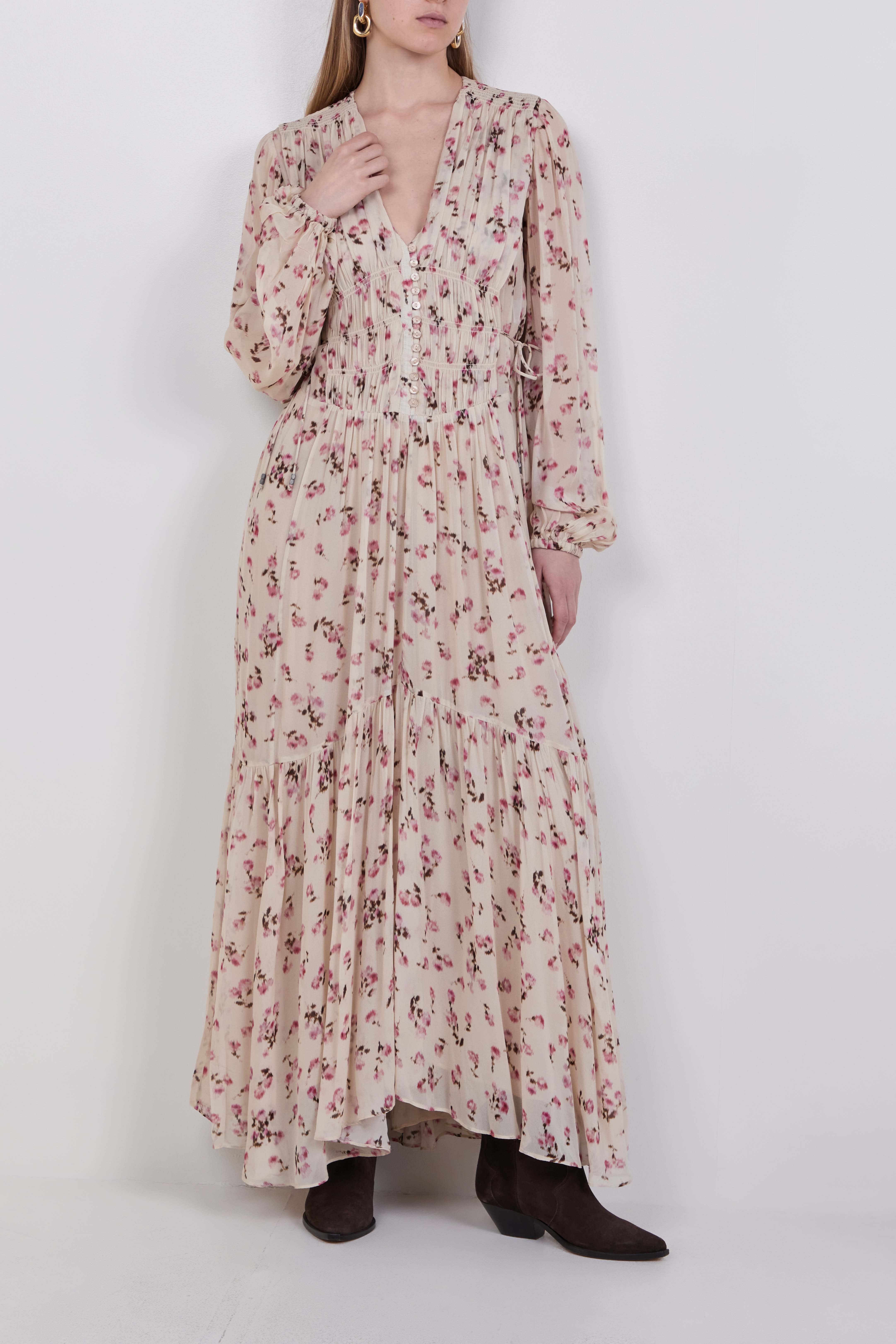 שמלת מקסי פרחונית